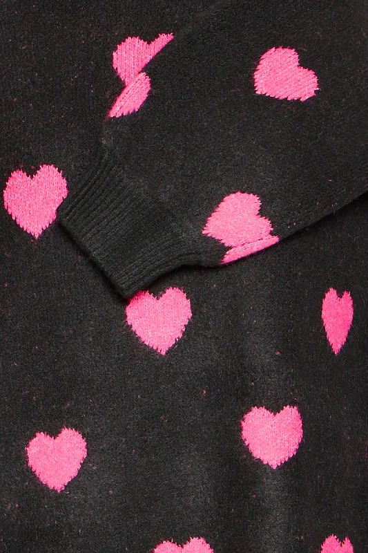 B YOUNG - Genser Minya Heart Chateau Rose Mix