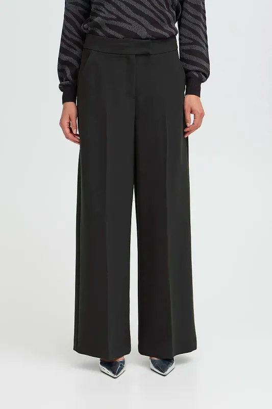 B.YOUNG - Denoa Wide Pants True Black