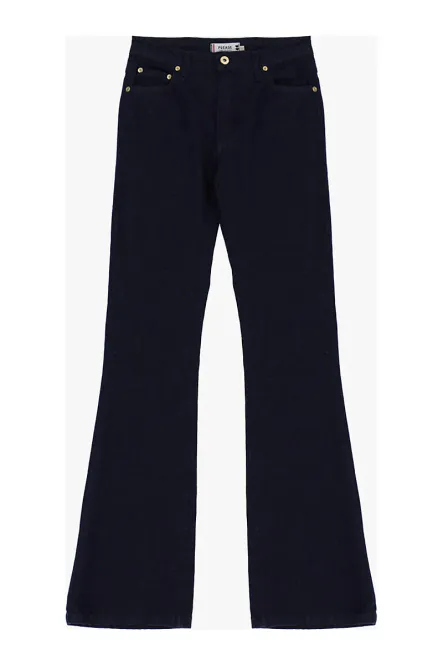 Hovedbilde PLEASE - Longcut Original Denim Gold Buttons Blu ...