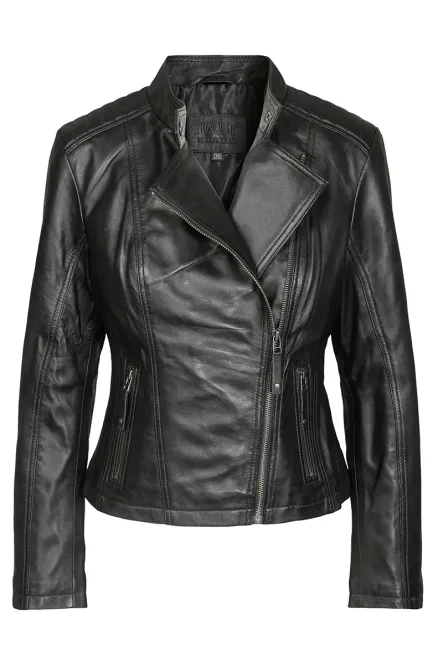 Hovedbilde HAUST - Biker Leather Jacket Black