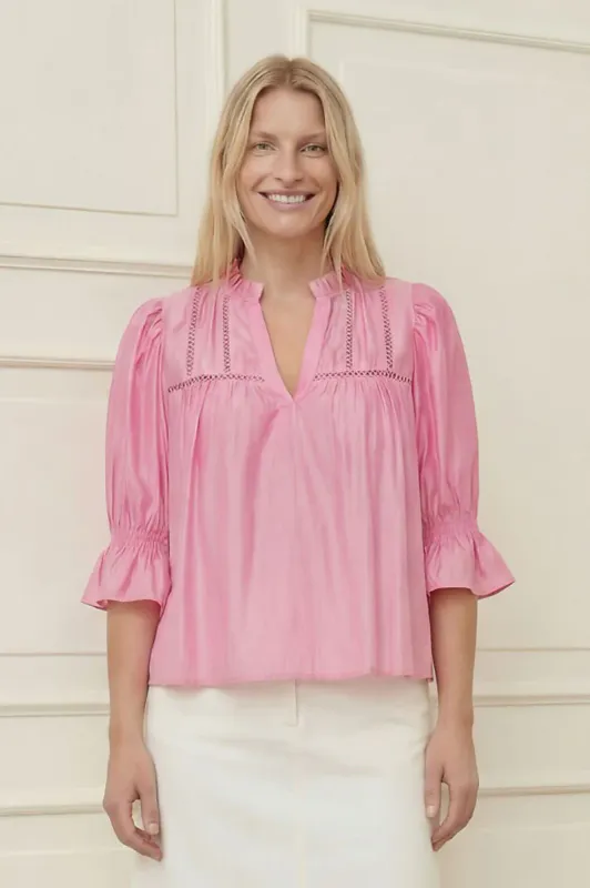 ISAY - Marie SS Blouse Fresh Pink