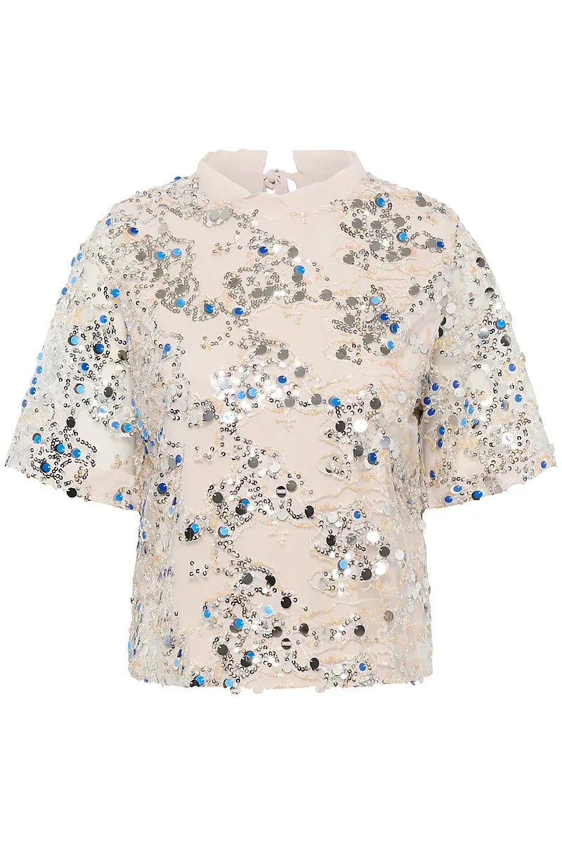 SAINT TROPEZ - Nelda Blouse Marzipan