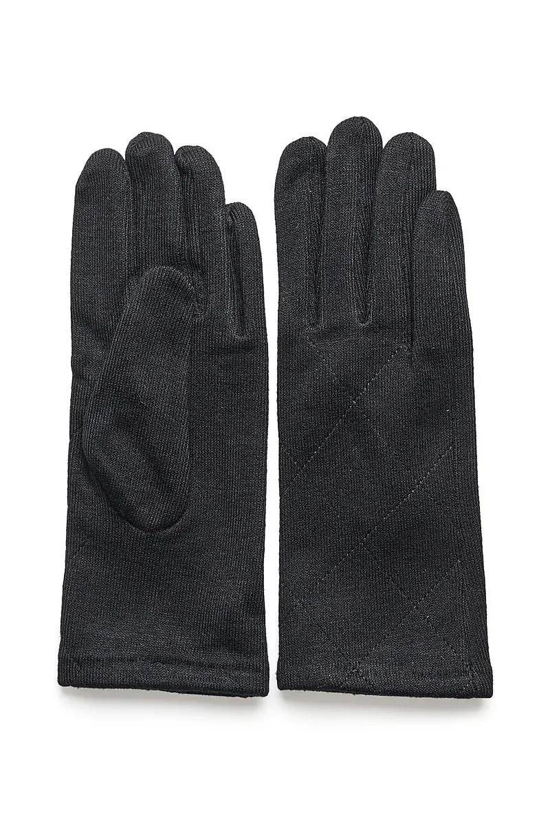 CREAM - Anime Knit Gloves Pitch Black