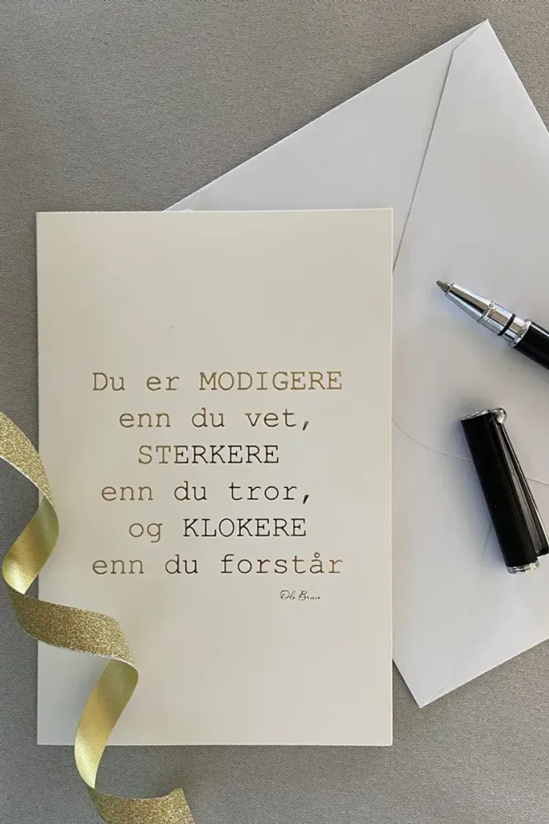 NORWAY DESIGNSTUDIO - Kort Ole Brum