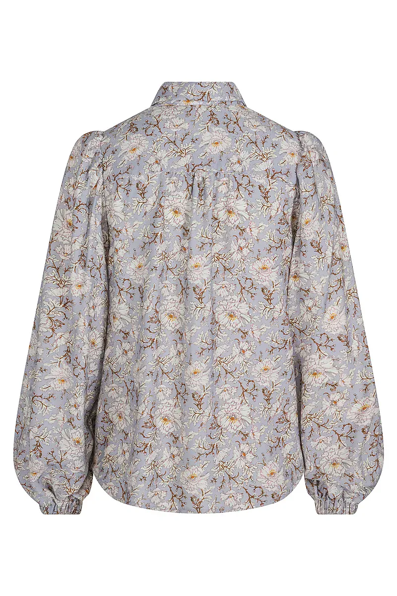 HAUST - Feminine A-shape Blouse Blue