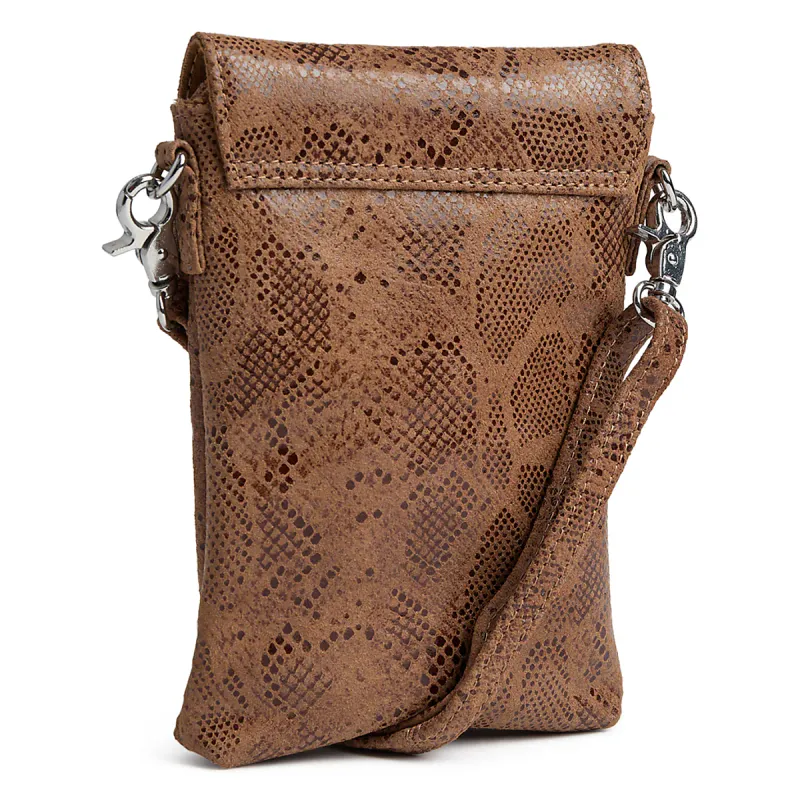 DEPECHE - Mobile Bag Camel Snake