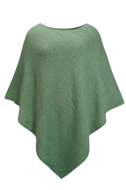VANNUCCI - Ladie's Poncho Green