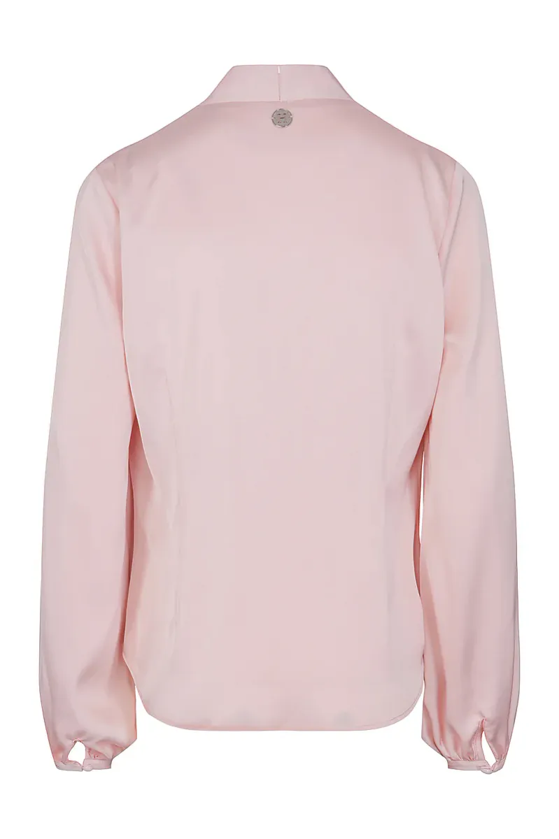 HAUST - Classic V-neck Blouse Rose