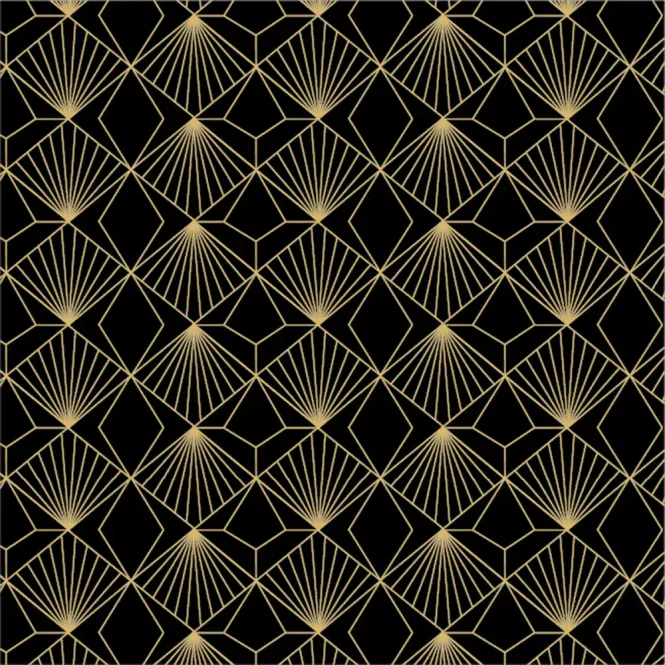 Hovedbilde NORWAY DESIGNSTUDIO - Serviett Mønster Sort