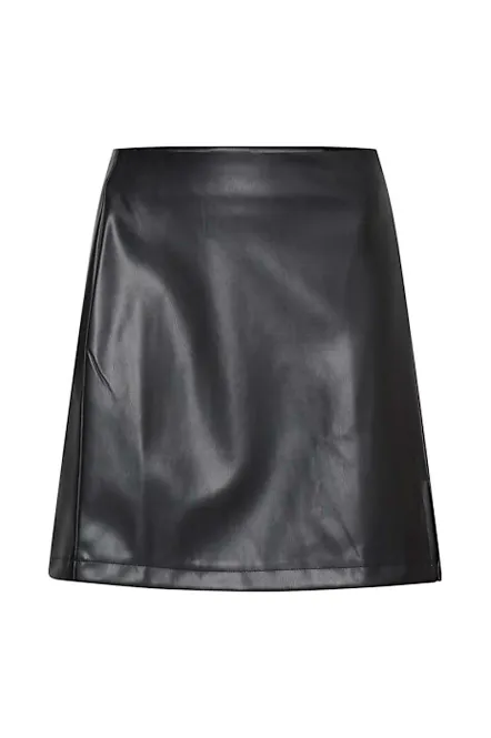 Hovedbilde B YOUNG - Skjørt Denma PU Black