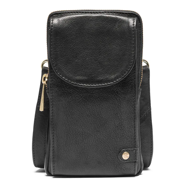 DEPECHE - Golden Chic Mobile Bag Black