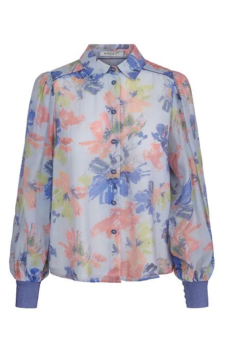Hovedbilde HAUST - Denim Detailed Shirt Flower