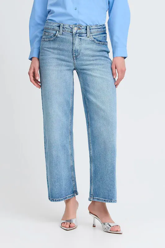 B YOUNG - Jeans Kyjla Mid Blue Denim