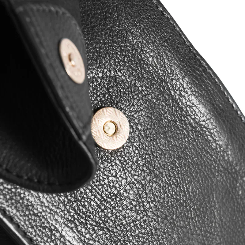 DEPECHE - Golden Chic Mobile Bag Black